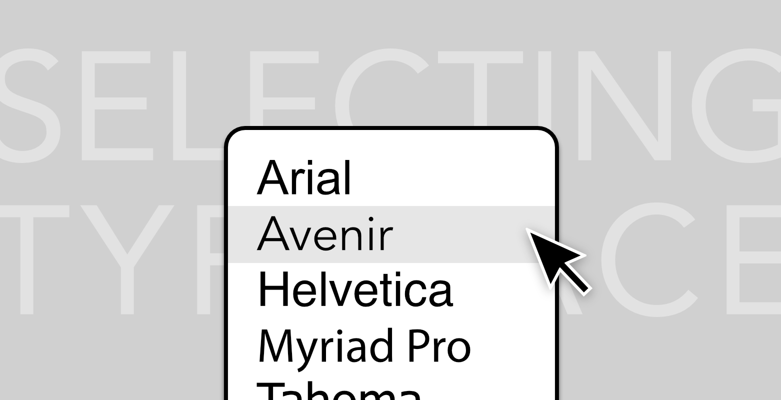 selecting-typeface