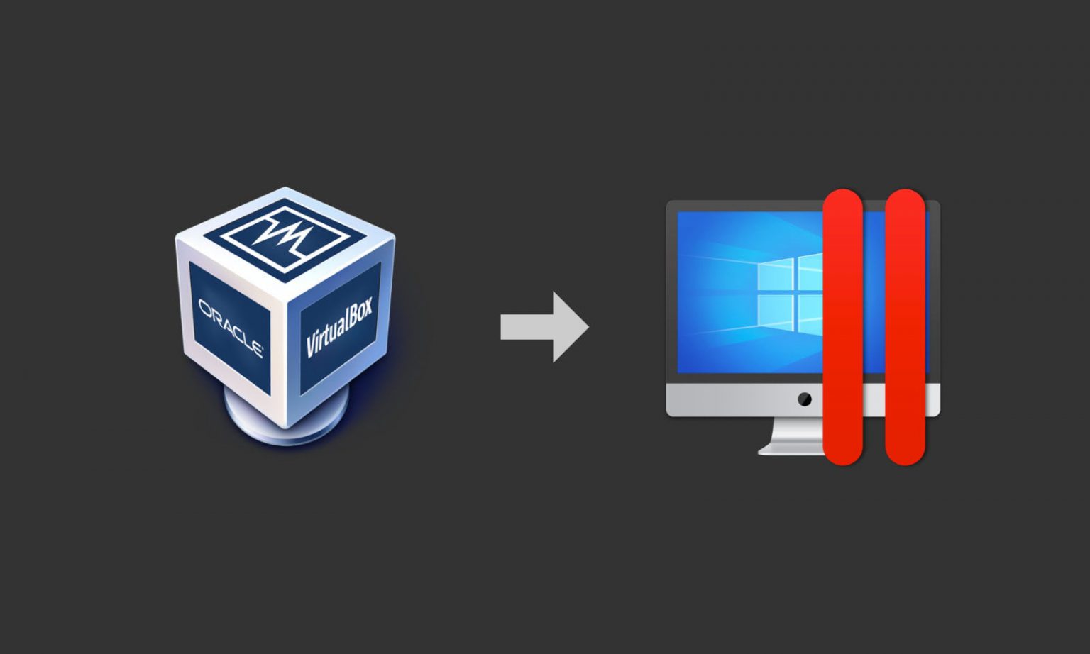 converting parallels to virtualbox on mac